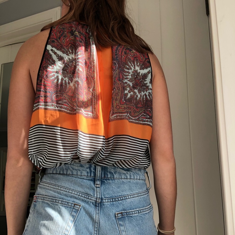 Dream Daily pattered tunic tank